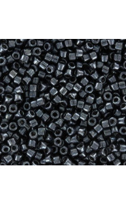 Miyuki Delica Perlen 11/0 - Galvanized gunmetal DB-453